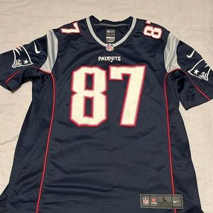 Nike on Field NFL Rob Gronkowski Patriots Football Jersey.